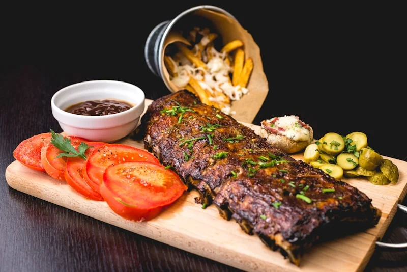 Open fire cooking at Focu Sauvage modern Greek restaurant in Rouf Athens