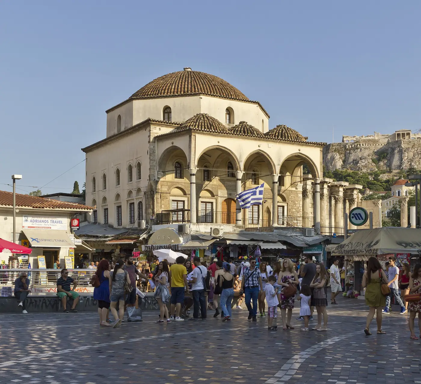 Monastiraki Square and the Tzistarakis Mosque