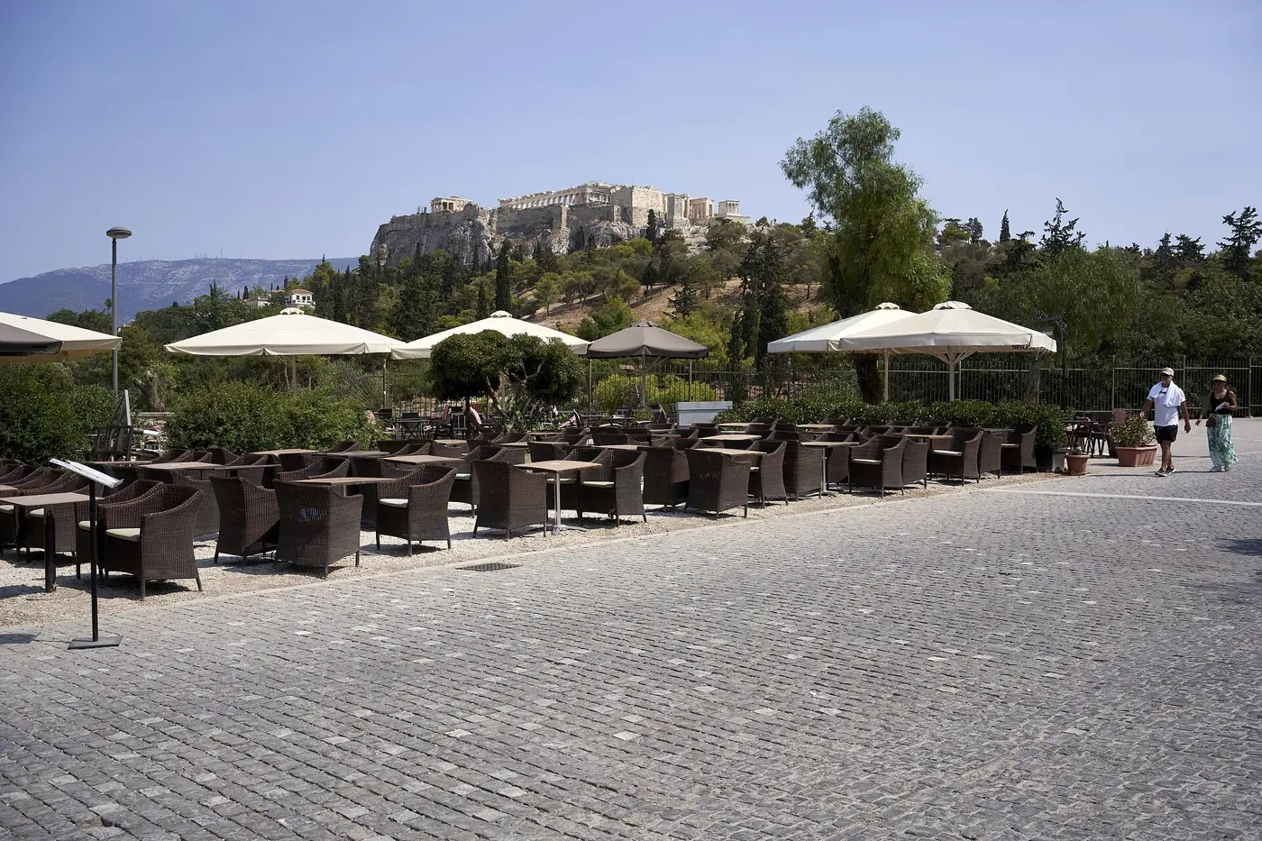 Thiseio Square on the Apostolou Pavlou pedestrian street